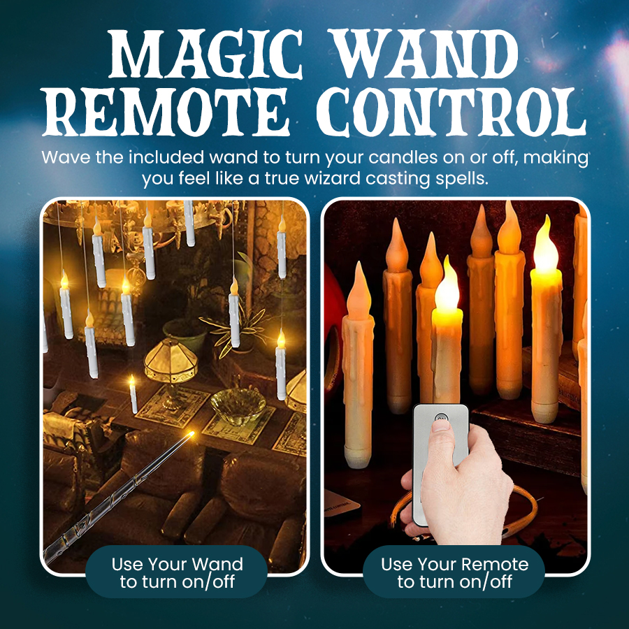 Halloween Floating Flameless Candle