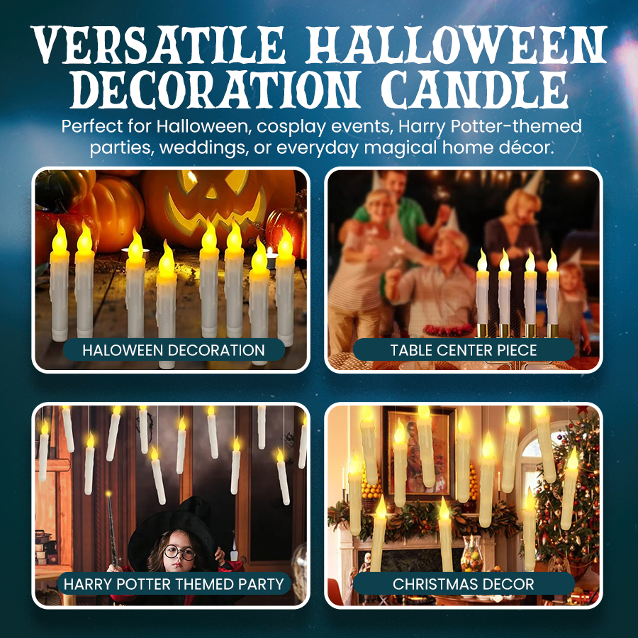 Halloween Floating Flameless Candle