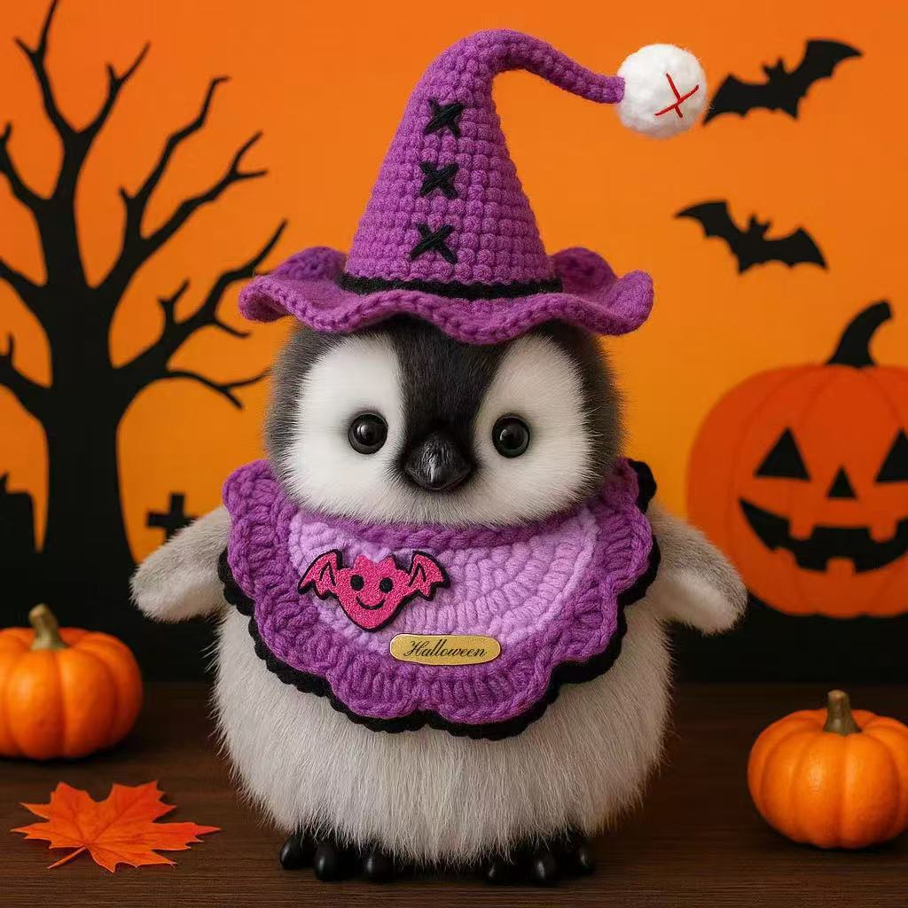 🎃Magical Halloween Penguin Pals🐧: The Limited Edition Handmade Collection