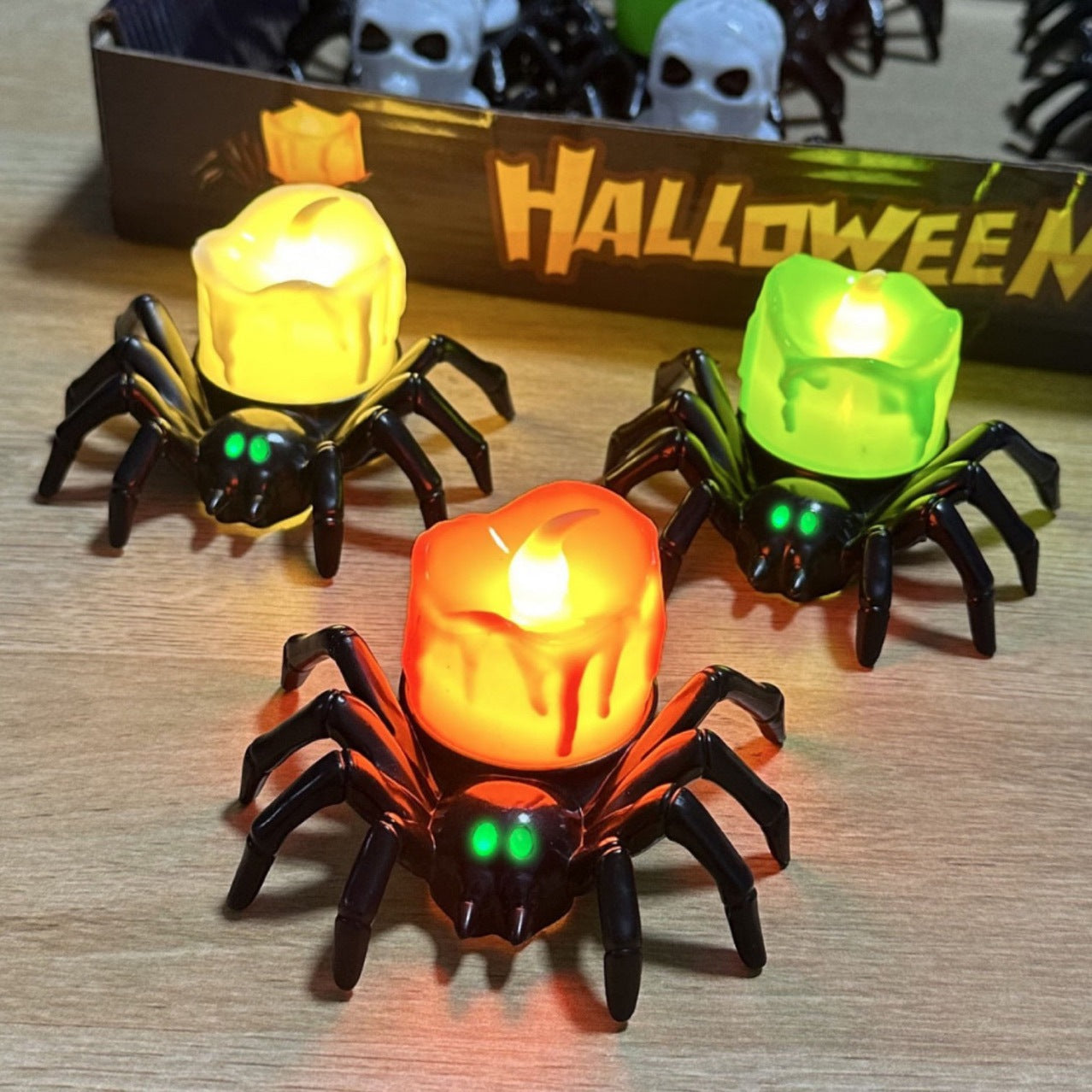 🟣Creepy Crawler LED Collection | Spooky Halloween Figurines