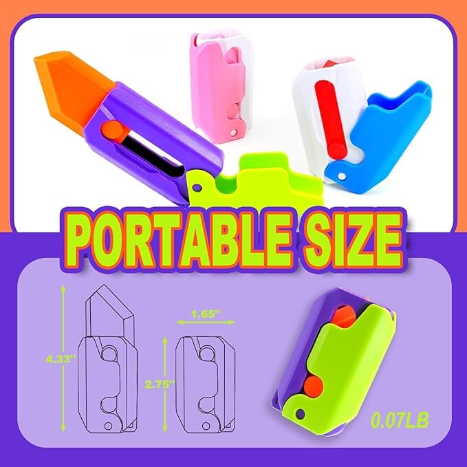 Carrot Knife Stress Relief Toy