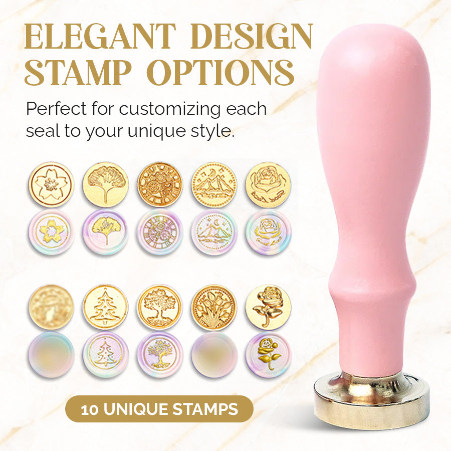 Wax seal stamp Kit-Gift for all ages Crafter DIY