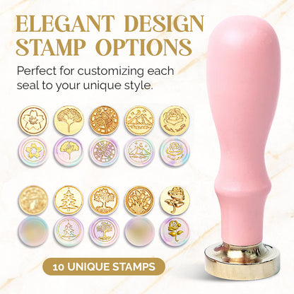 Wax seal stamp Kit-Gift for all ages Crafter DIY