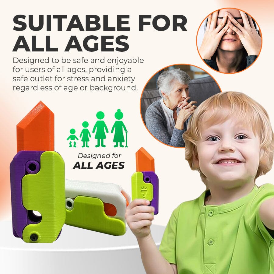 Carrot Knife Stress Relief Toy